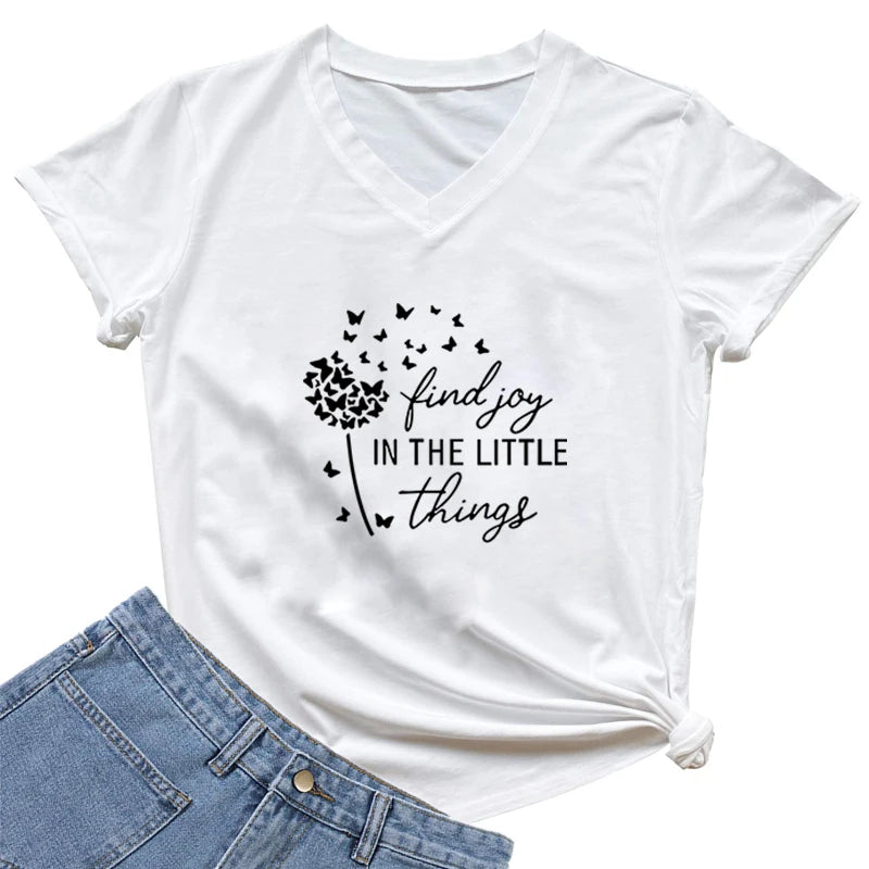 Find Joy in Little Things T-Shirt – Christian Faith Tee