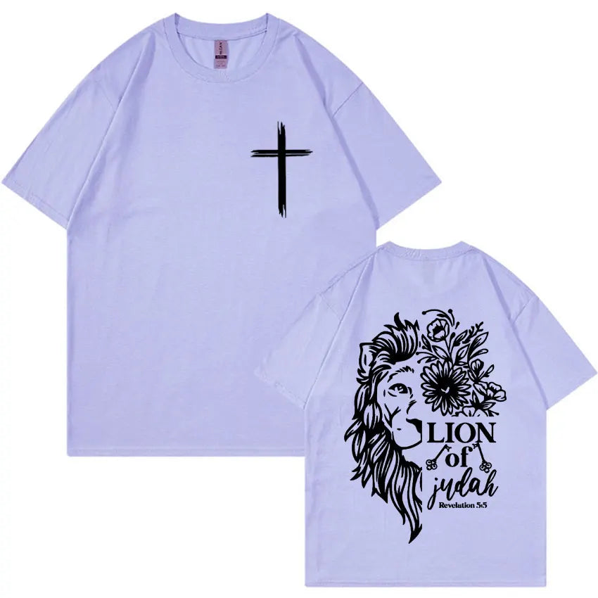 Lion of Judah T-Shirt – Bold Christian Faith Tee