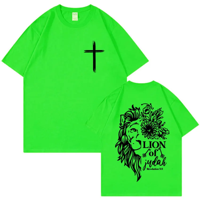 Lion of Judah T-Shirt – Bold Christian Faith Tee