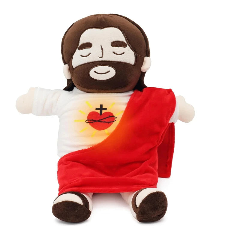 Breathing Jesus Plush Doll – Christian Kids Toy Gift