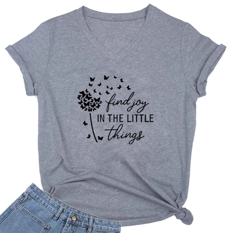 Find Joy in Little Things T-Shirt – Christian Faith Tee