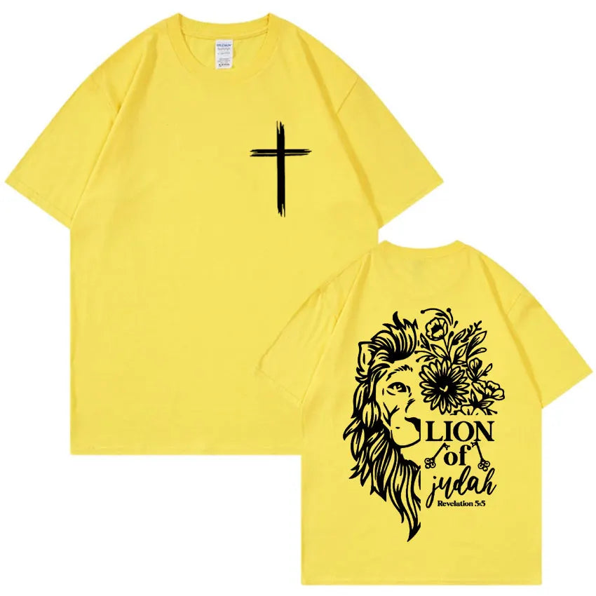 Lion of Judah T-Shirt – Bold Christian Faith Tee