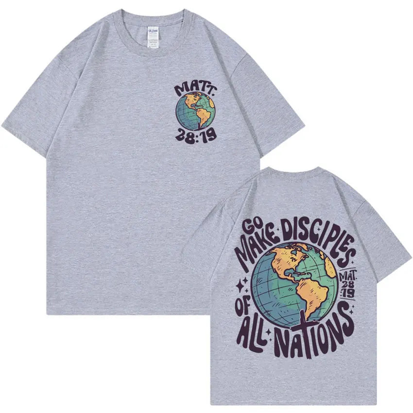 Go Make Disciples T-Shirt – Great Commission Bible Tee