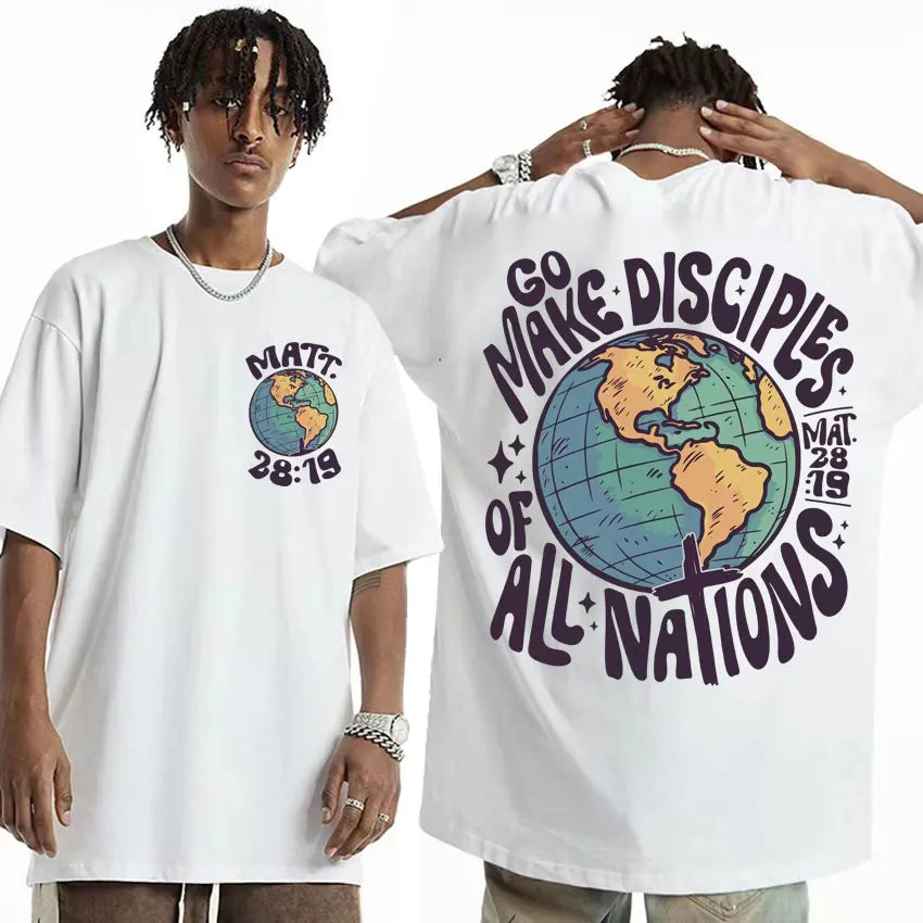 Go Make Disciples T-Shirt – Great Commission Bible Tee